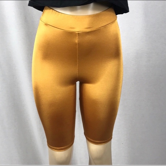 Urban Outfitters | Shorts | Urban Outfitter Gold Biker Shorts | Poshmark